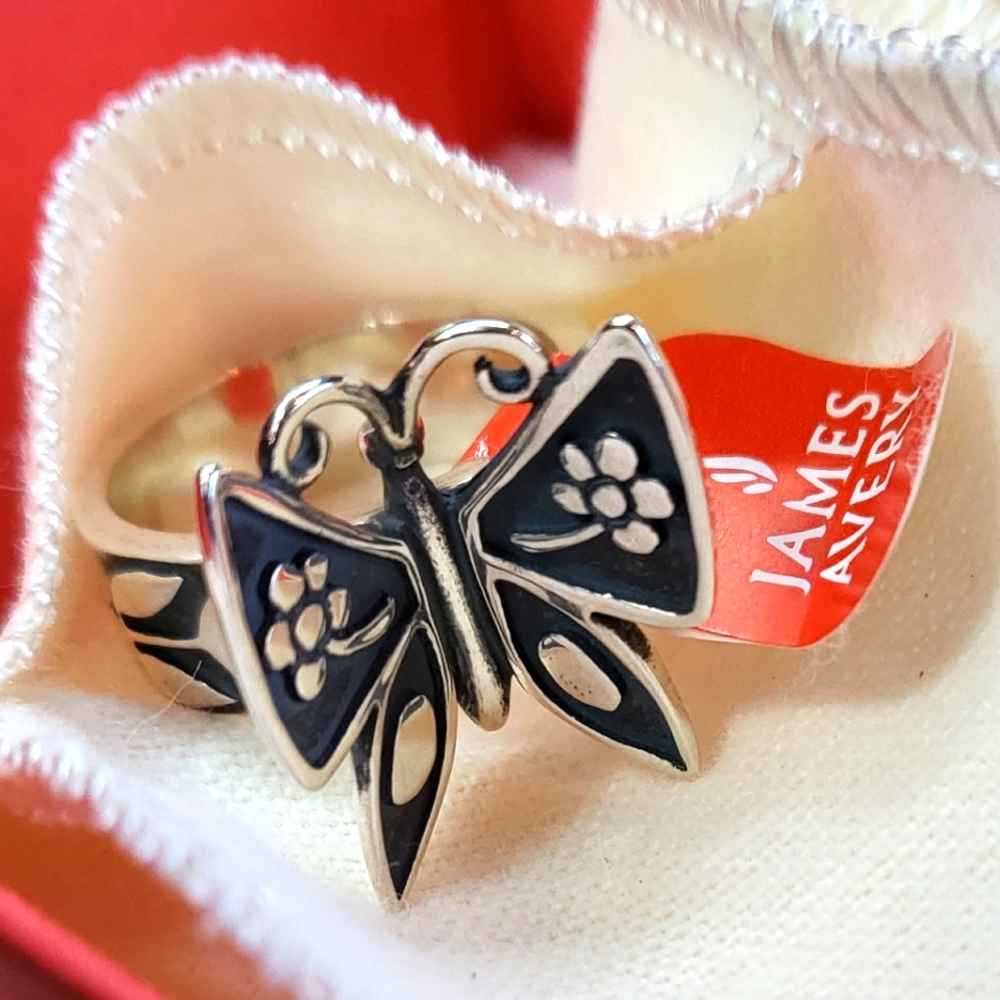 NEW* JAMES AVERY 'Mariposa' ring sz 7.5, Sterling Silver